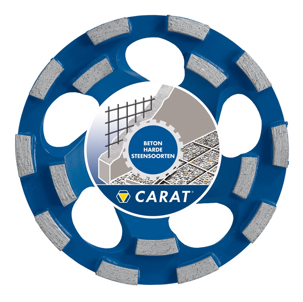 Carat Schleifkopf ø180 Cubd Master Beton