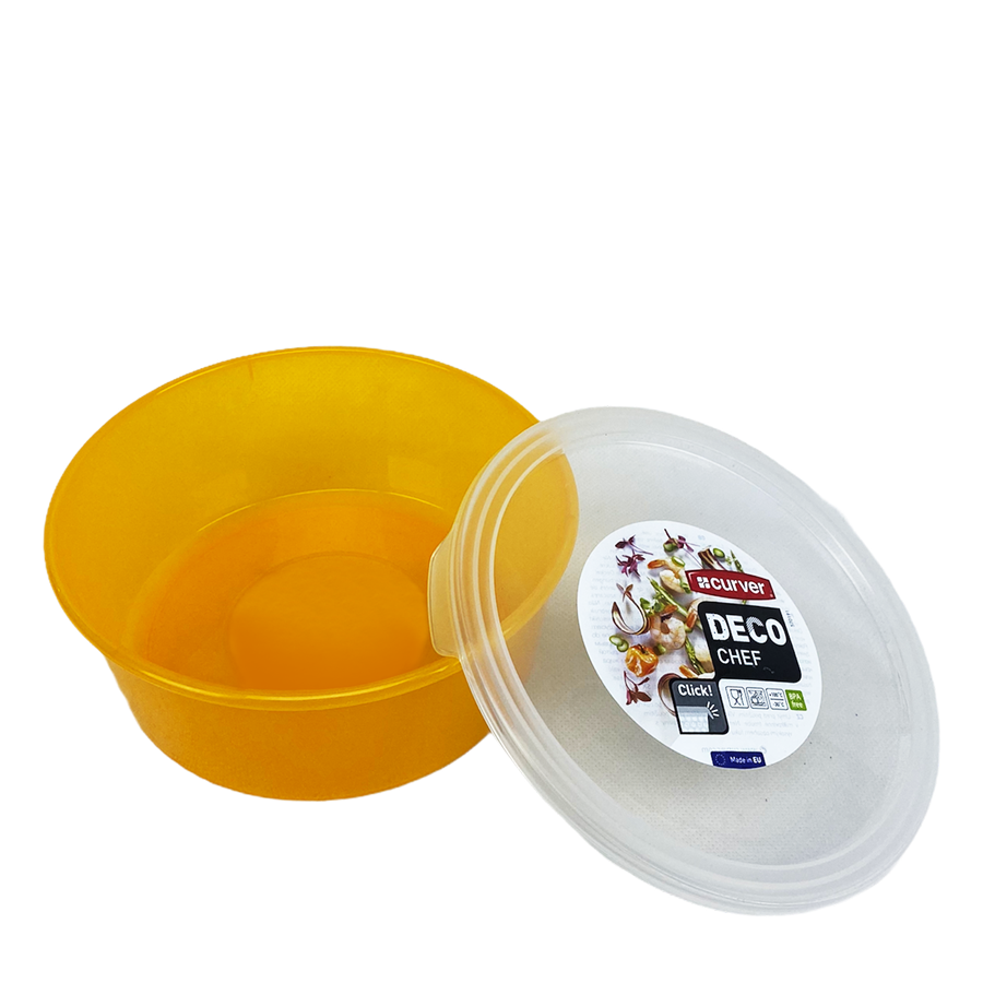 Curver Deco Chef Orange mit Deckel 1,3 Liter