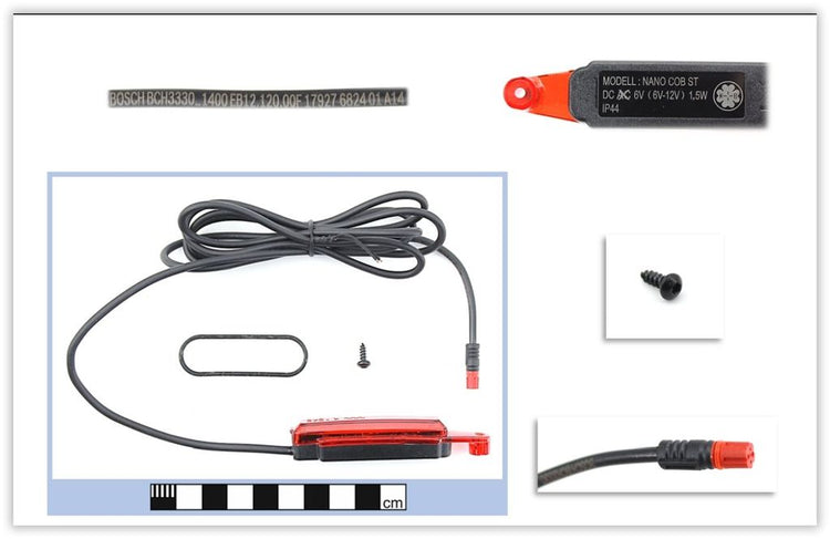 Busch Müller Rücklicht Nano Cob mit Bremse 1400 mm (72882636)