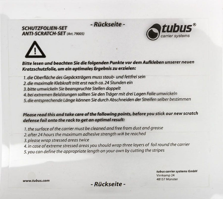 Tubus Anp Dragd Schutzaufkleber