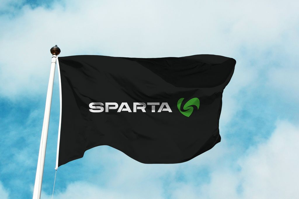 Sparta-Flagge 100x150