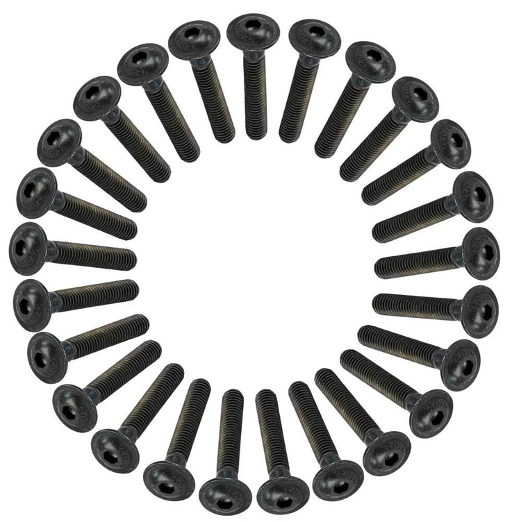 Schraube M5x30 Innensechskant ISO7380-2 10.9 Zink zw ds a 25