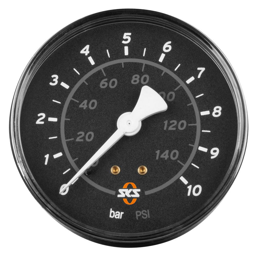 SKS Pompend Manometer 80 mm 10 bar SW