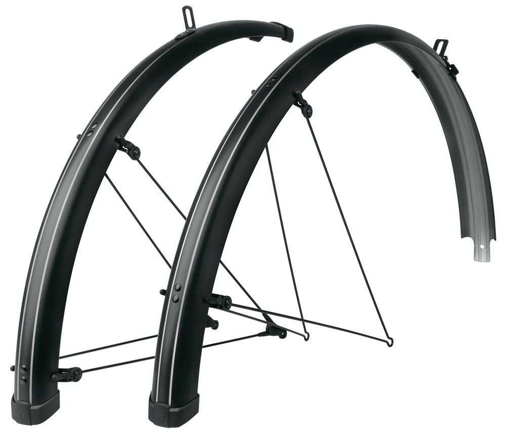 Sks bleumels stripes 55mm Schutzblechset, schwarz