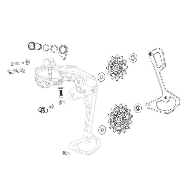 SRAM -Käfig für Heck -Entgleisung GX Eagle TT