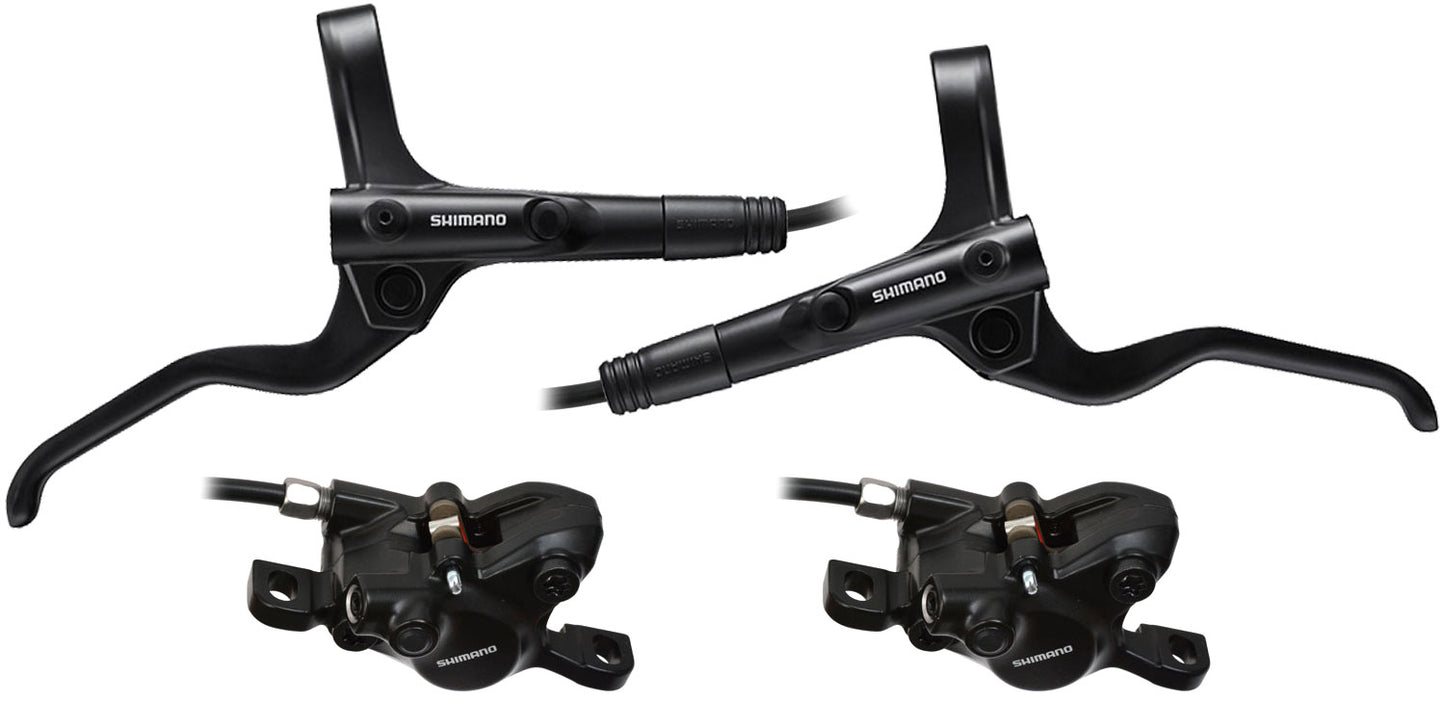 Shimano MT200 Hydraulischer Disketter Fetter + Heck 1000 1700 mm Schwarz