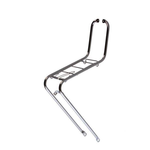 Frontgepäckträger 26 28-Zoll Stahl silber grau