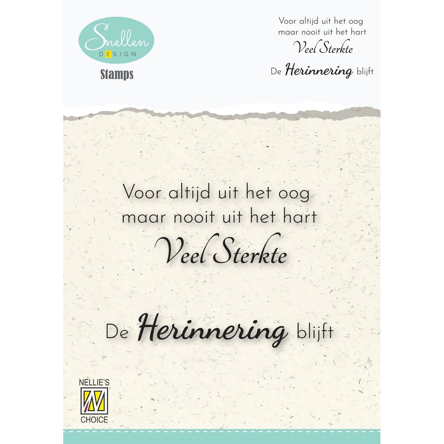 Nellies Wahl • Clear Stamp Niederländische Kondolenztexte Nr. 3