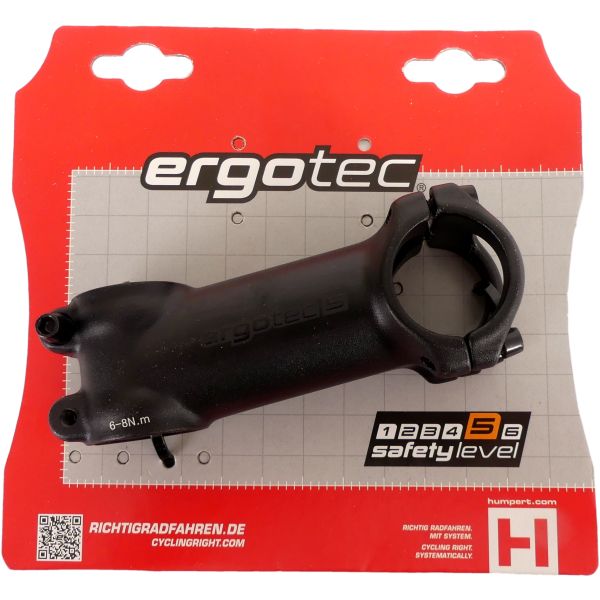 Vorbau Ergotec Shark 31,8 mm 90 mm schwarz