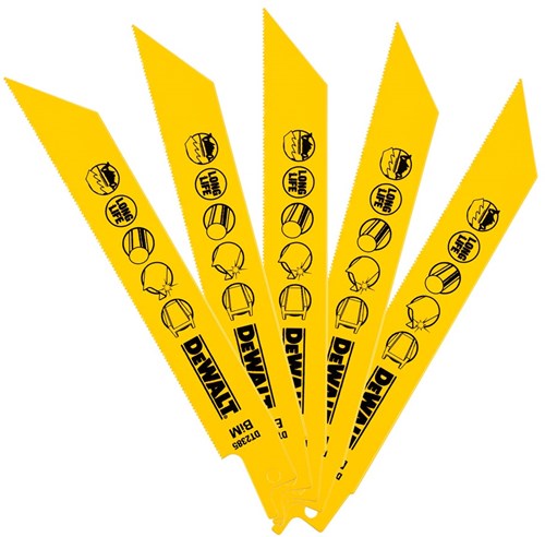 Dewalt Zubehör Säbelsägeblatt Bim 152 x 1,0 mm Blech bis 1,5 mm – dt2385-qz