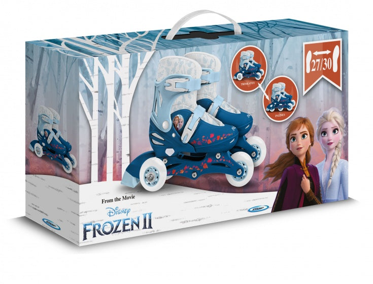 Frozen 2 Inline Skates Hardboot Weißblau Größe 27-30