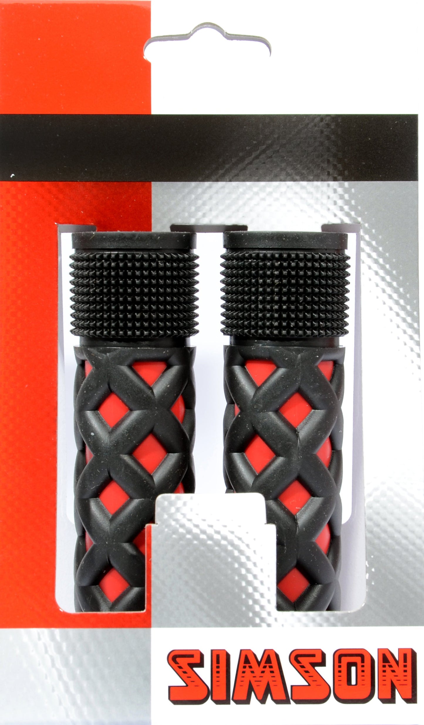 Simson Kindergriffe – Universal – Rot Schwarz – Verstellbar – Grip Shift