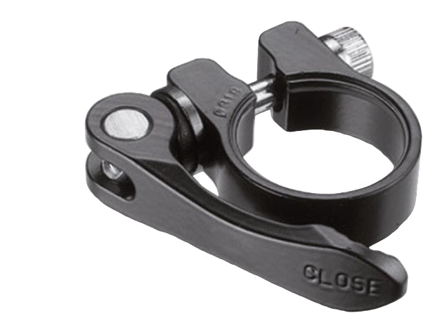 Ursus Sitzstiftklemme 31,8 mm mit Hebel. Schwarz