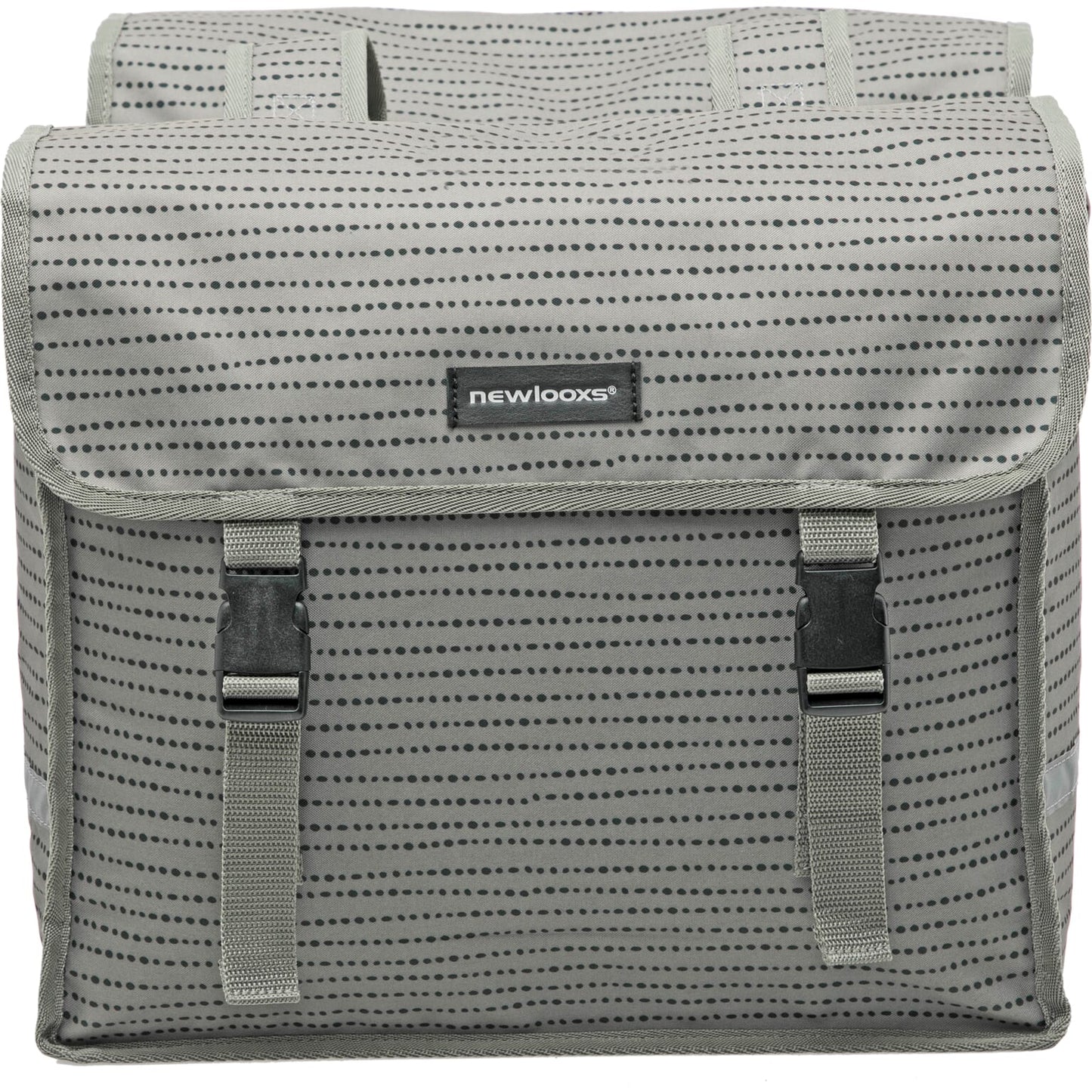 Fiori Doppelfahrradbeutel - Wasser - Repellent Polyester - 30 l - Schwarzblaugrau