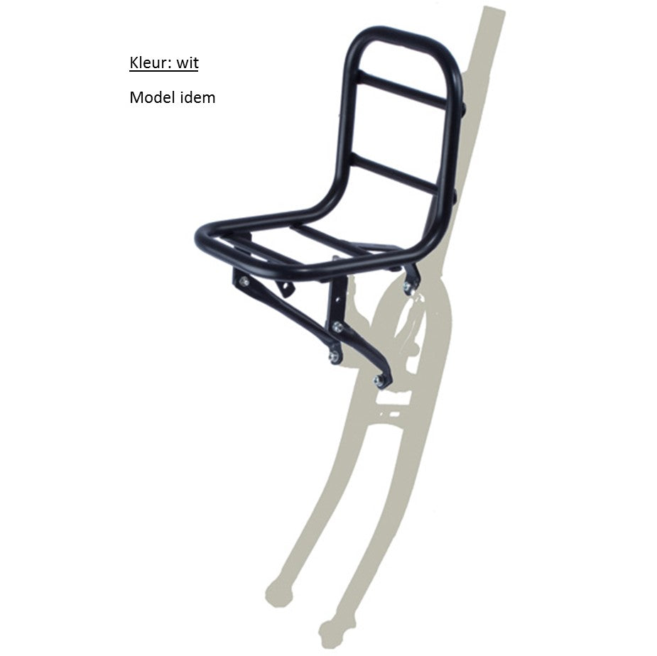 STECO-Vorderträger 16-28 Zoll V-Brake Weiß