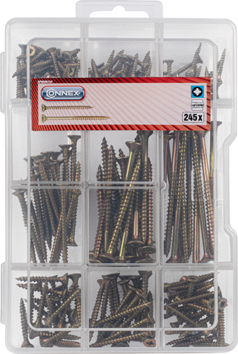 Connex-Reihe uni. Schrauben pz 245 Stück - dp8500124