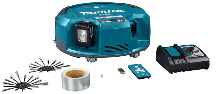 Makita drc200rt Roboterstaubsauger | 2x 18V | 5,0 Ah Akku + Schnellladegerät