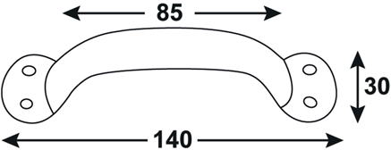 Connex-Griff 125x76x30mm vz - dy2000411