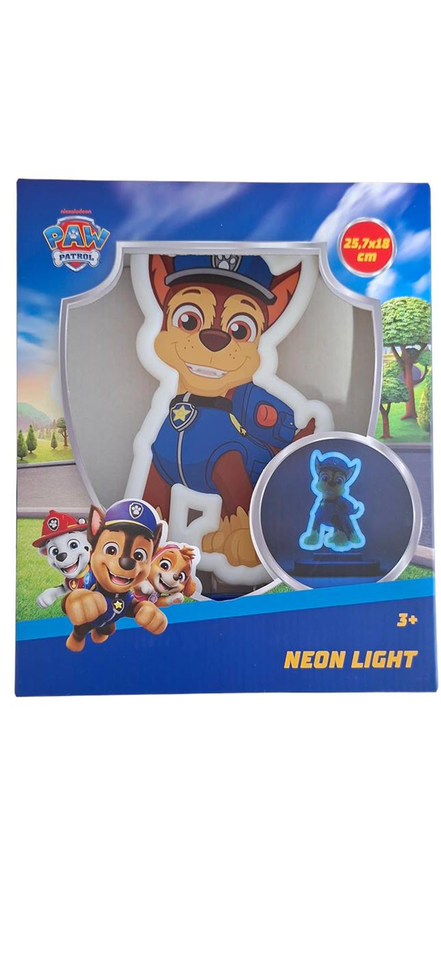 Z1 Paw Patrol Neon Tischlampe 25x22cm