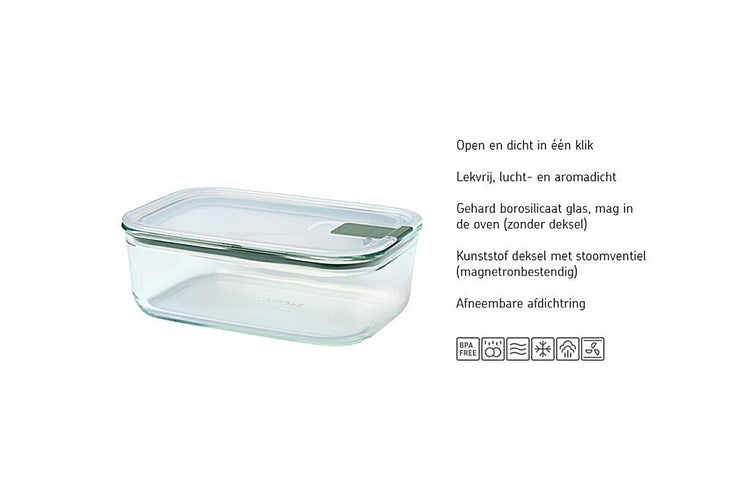 MEPAL Glassreinigungsbox Easyclip Nordic Sage 450 ml