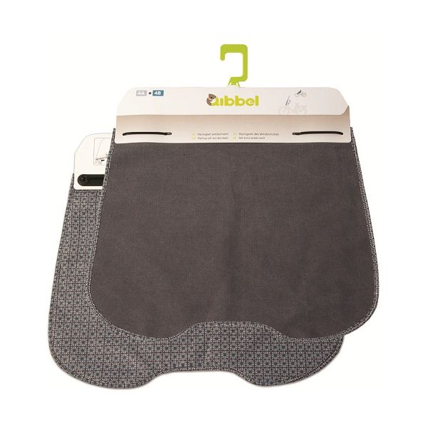 Qibbel Styling Set Windschutzscheibe Canvas -Elemente Grau Q728