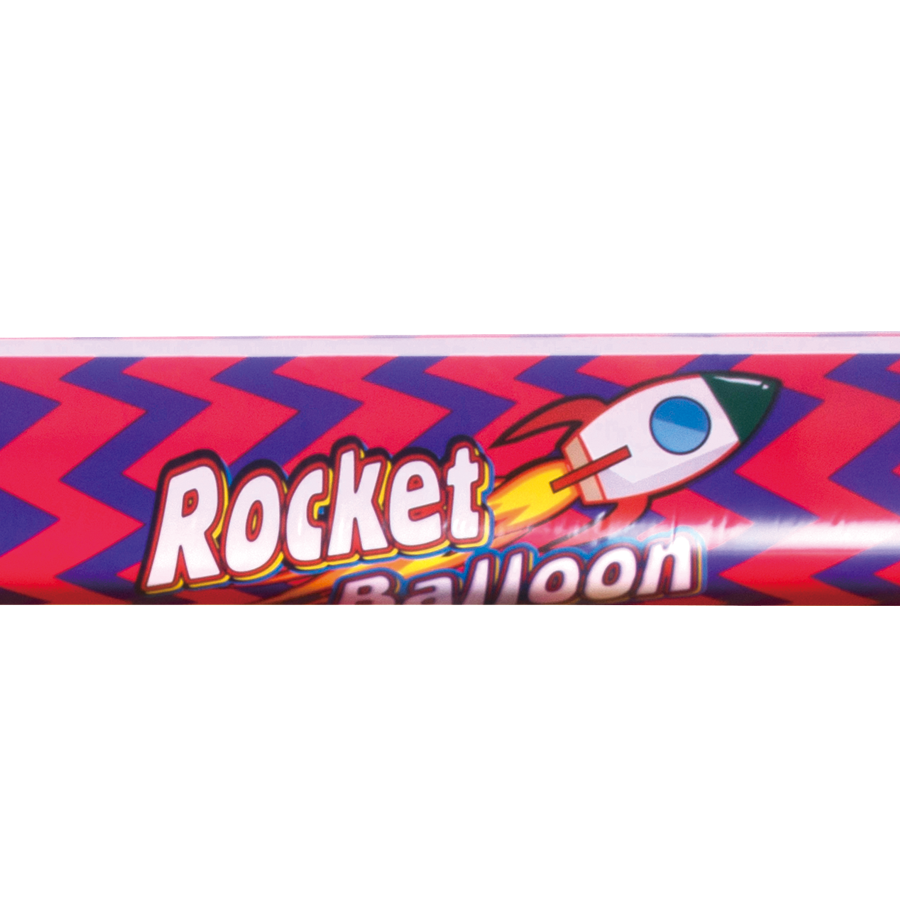 Eddy Toys Raketenballon rot lila 3300xø18cm
