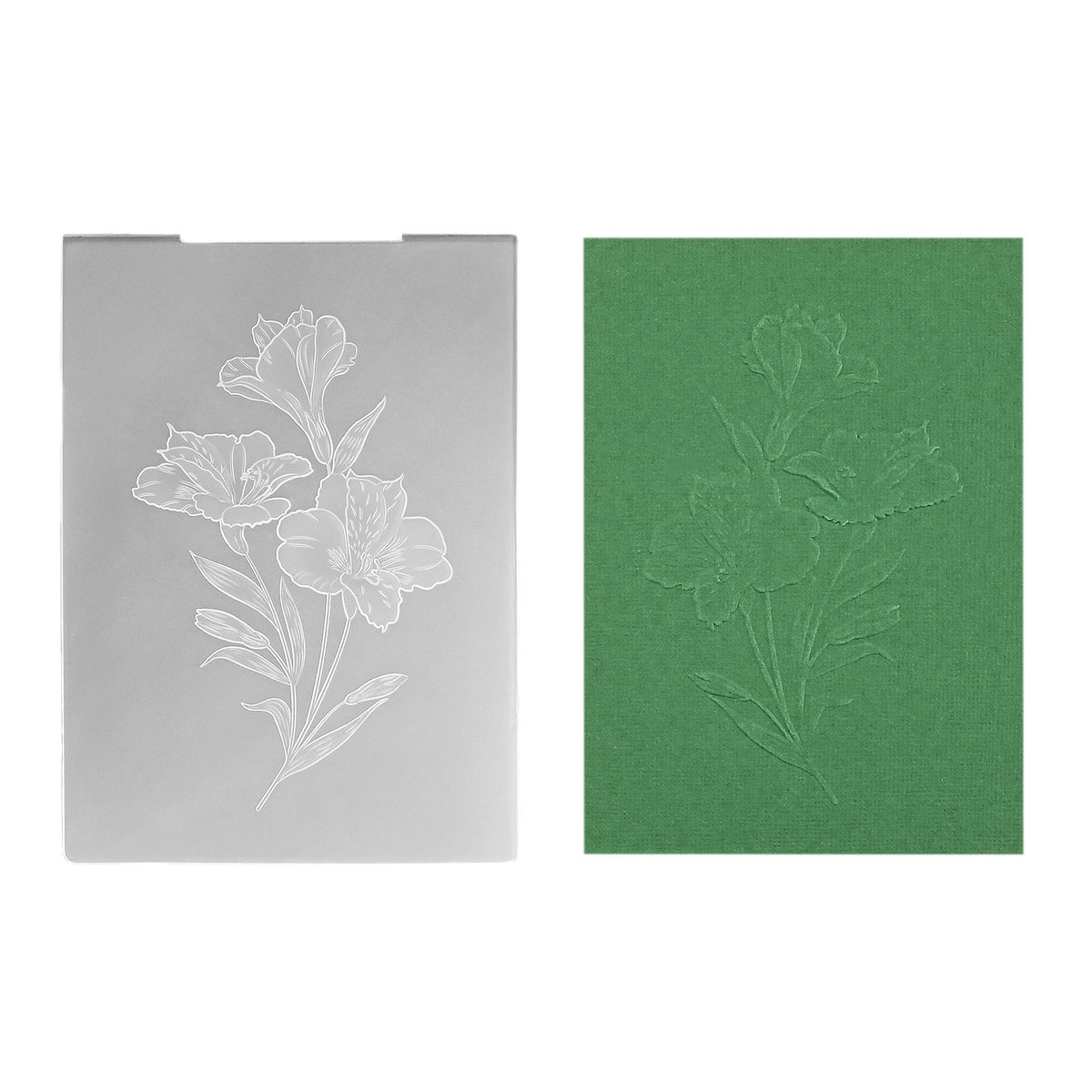 Nellies Wahl • 3D-Prägefolder Orchidee 10,5x14,8cm