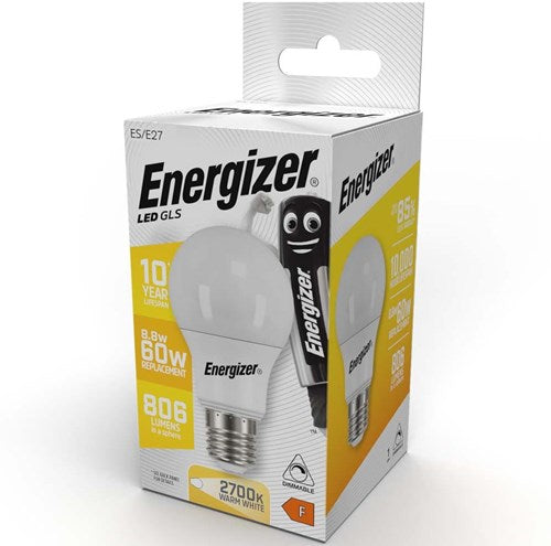Energizer LED gls e27 8,8-60w 2700k matt dimmbar - 2603210