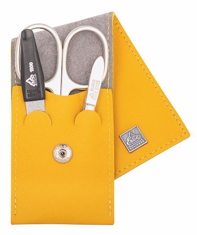 Erbe Solingen Erbe Solingen 3-teiliger Maniküre Penny mit Snap Button Senf gelb (ERBE9671)