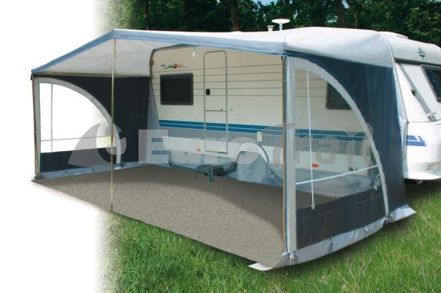 Eurotrail Camptex Zelt Teppich 300 x 400 cm PVC -Nylon -Anthrazit