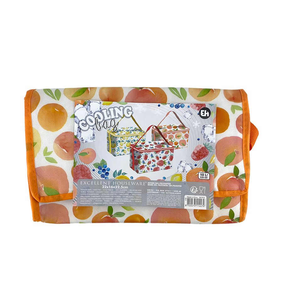 Excellent Houseware Kühltasche Pfirsich 10l