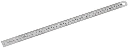 Halbstarre Edelstahllineale von Facom, langes Modell – einseitig 300 mm – dela.1056.300