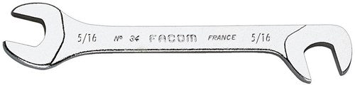 Facom Mikromechanik-Gabelschlüssel, Backen 15° und 75° gebogen 13 32' - 34,13 32