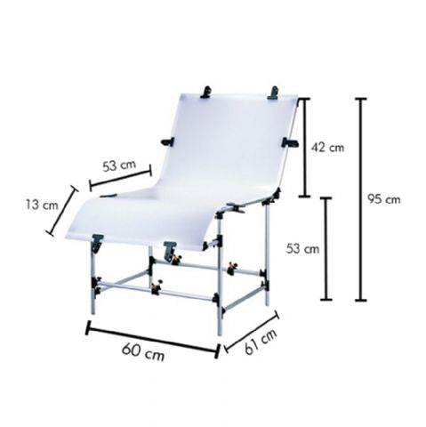 Falcon Eyes Aufnahmetisch ST-0613T 60x130