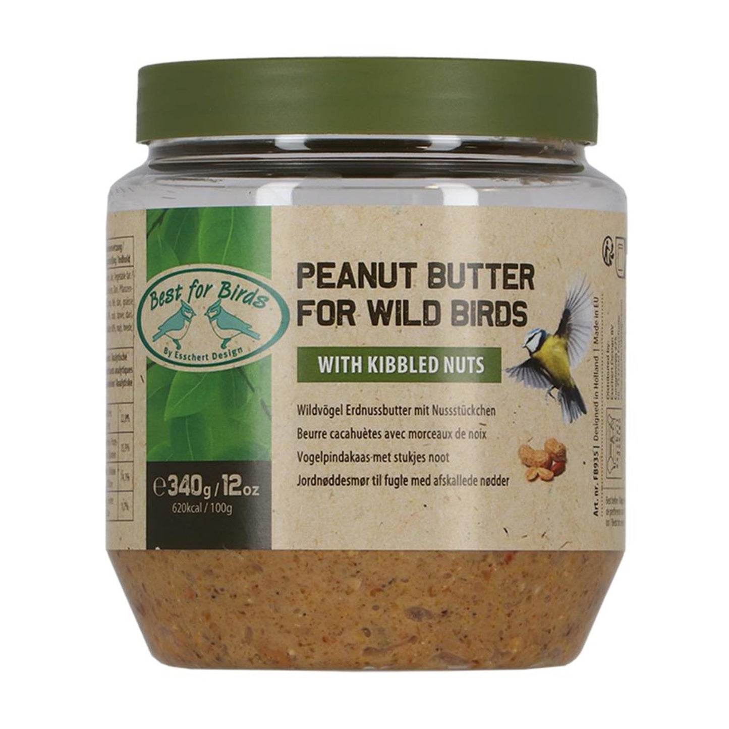 Beste für Vögel Vogelfutter Erdnussbutter Pot 340 g
