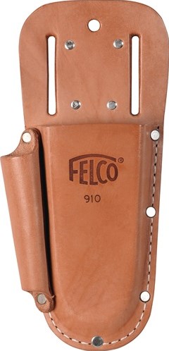 Felco-Ledertasche | passend für alle Felco-Gartenscheren | mit Schlaufe und Klammern mit extra Tasche | 1 Stück - Felco 910+ - Felco 910+