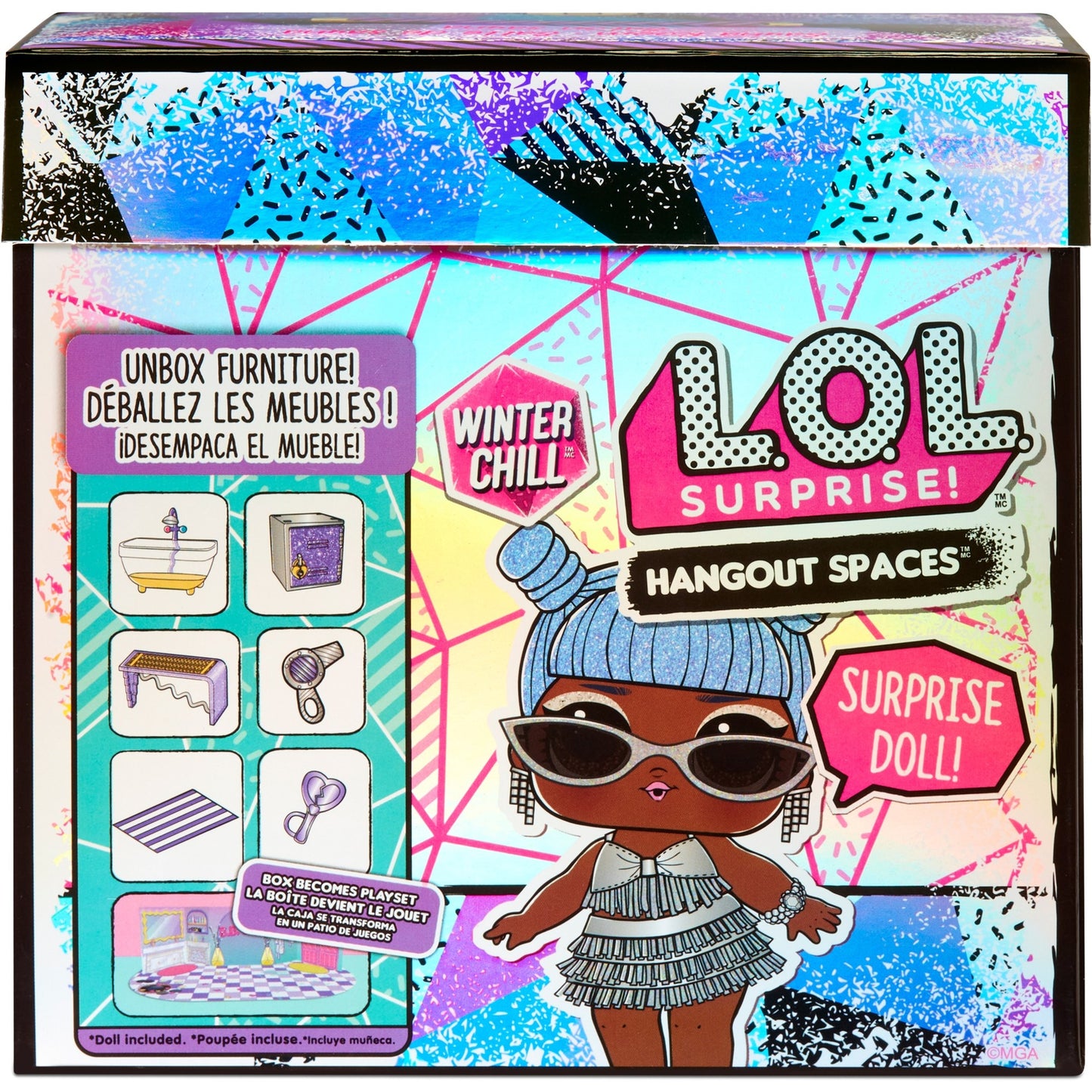 MGA Entertainment Überraschung! Winter Chill Hangout Spaces Sty