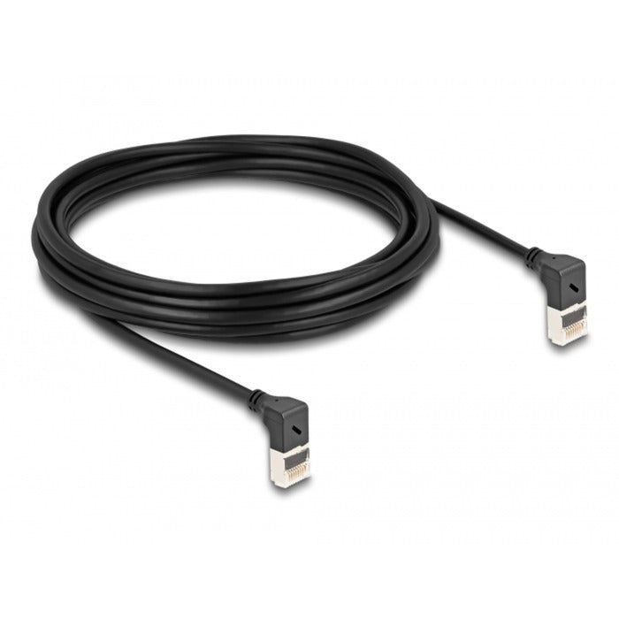 Delock RJ45 Network Cable Cat.6a S FTP Slim 90 ° nach oben