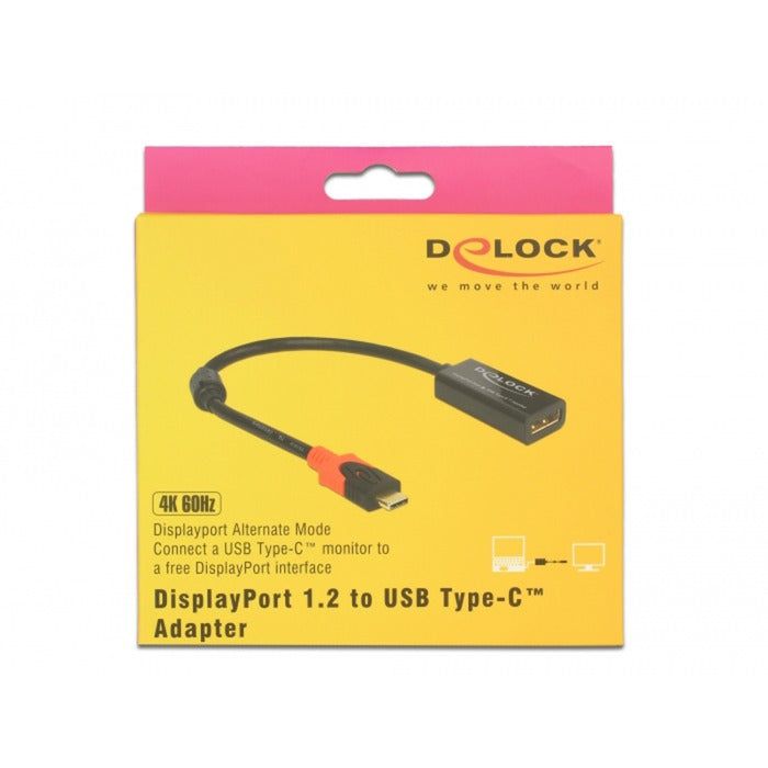 Delock DisplayPort-Adapter für USB-C Monitor 4K