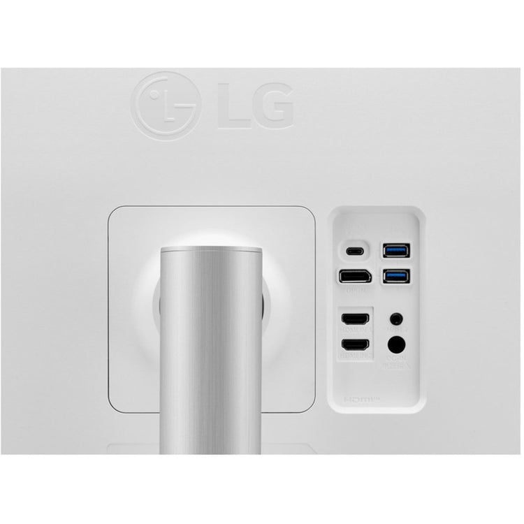LG Ultrafine 27UP850K-W 27 4K UHD Monitor (Silber Schwarz, 2x HDMI, Display Port, 2x USB-A, USB-C)