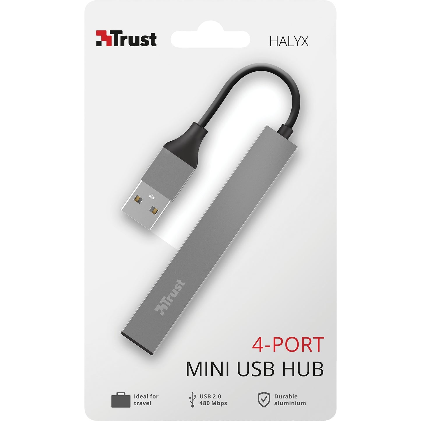 Vertrauen Sie Halyx Aluminium 4-Port Mini USB Hub