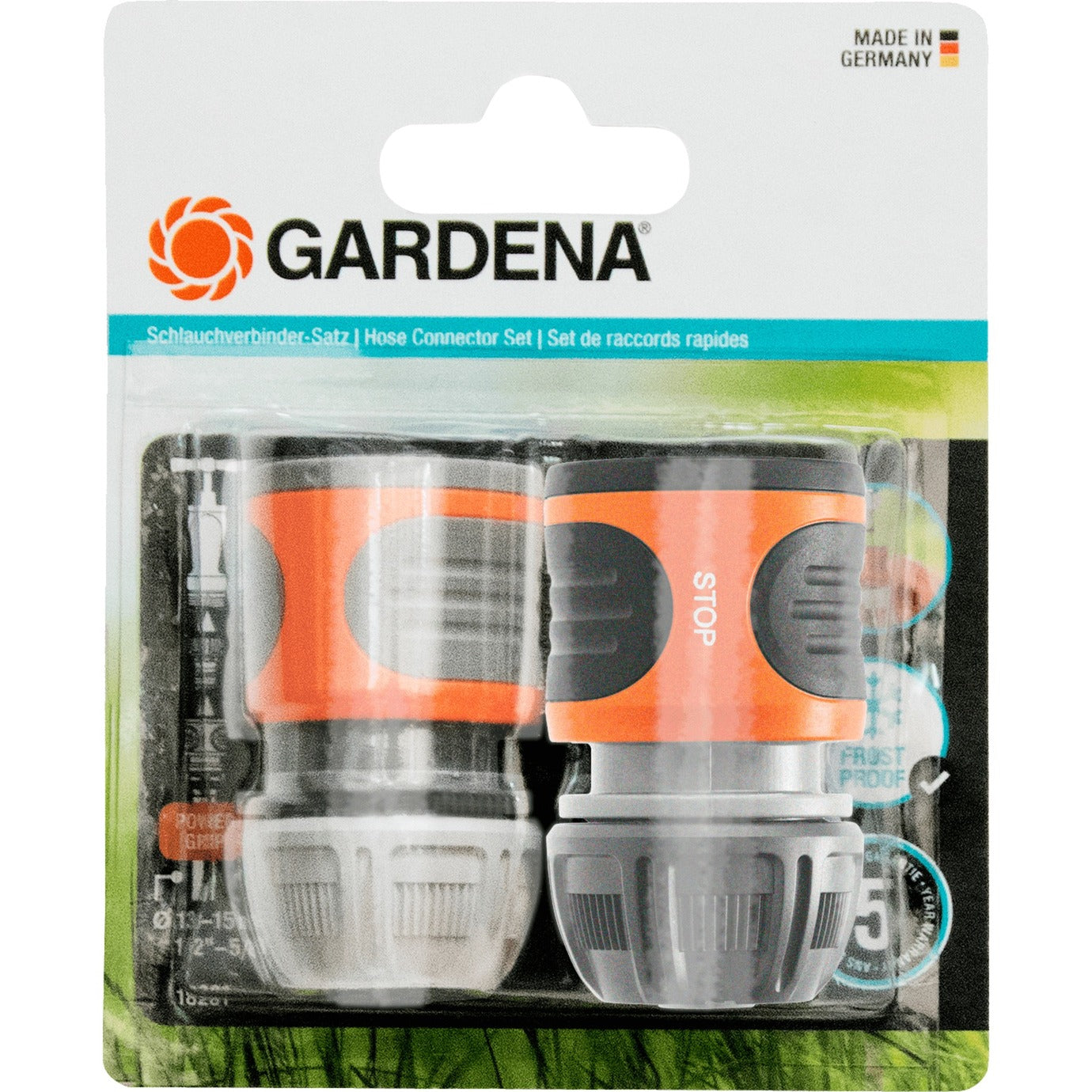 Gardena -Schlauch -Verbindungssatz 1 2 5 8