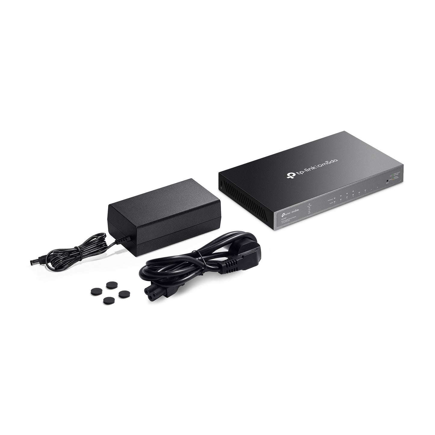 Tp-Link Omada SG2008P 8-Port Gigabit Jetstream Smart Switch (Schwarz, 4x PoE+)