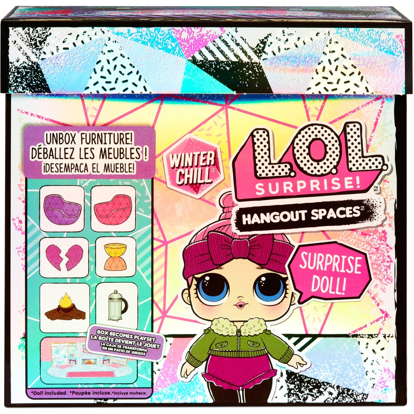 MGA Entertainment Überraschung! Winter Chill Hangout Spaces Sty