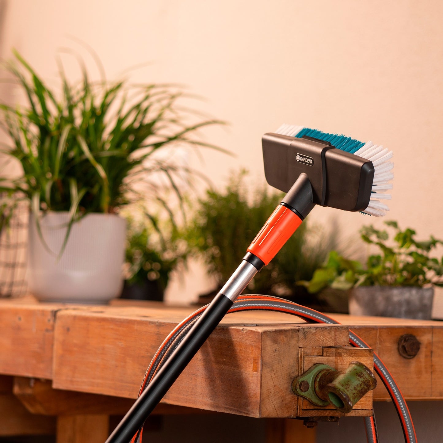 Gardena Cleansystem Stahlbrush hart