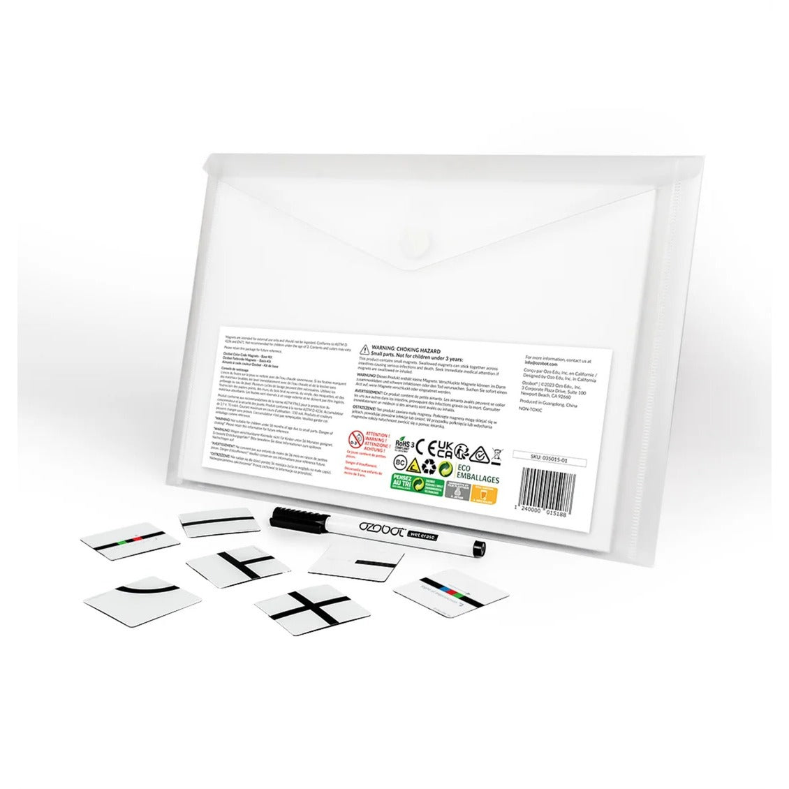 Ozobot -Farbcode -Magnete: Basissatz