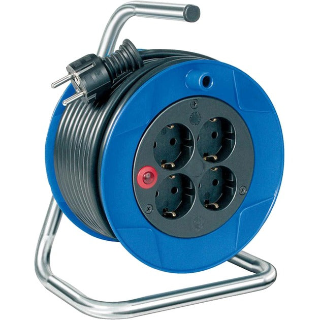 Brennenstuhl Compact Cable Rolle 15 Meter, 4x geerdet