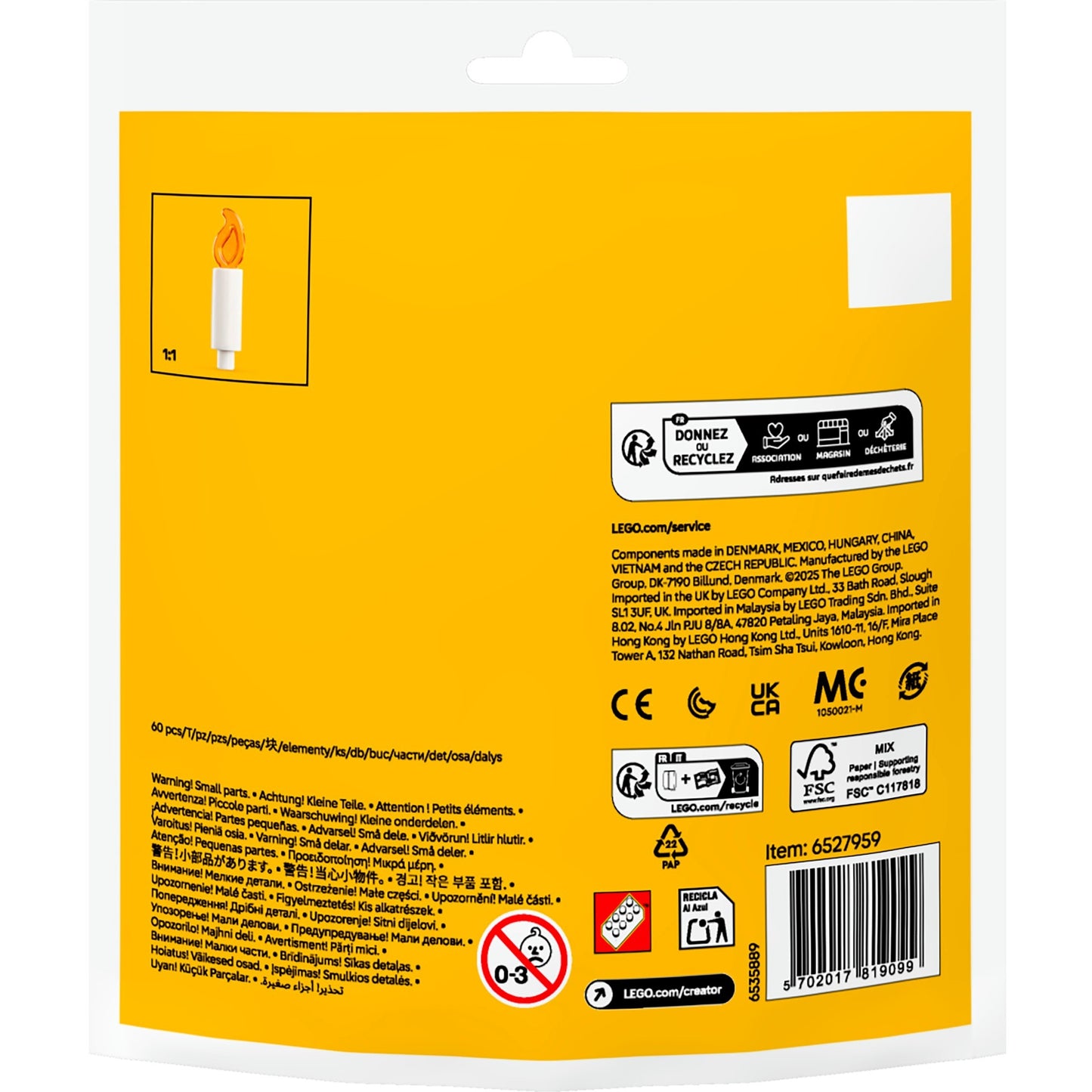 LEGO 30689 Schöpfertasche mit Geburtstagsfeiertieren