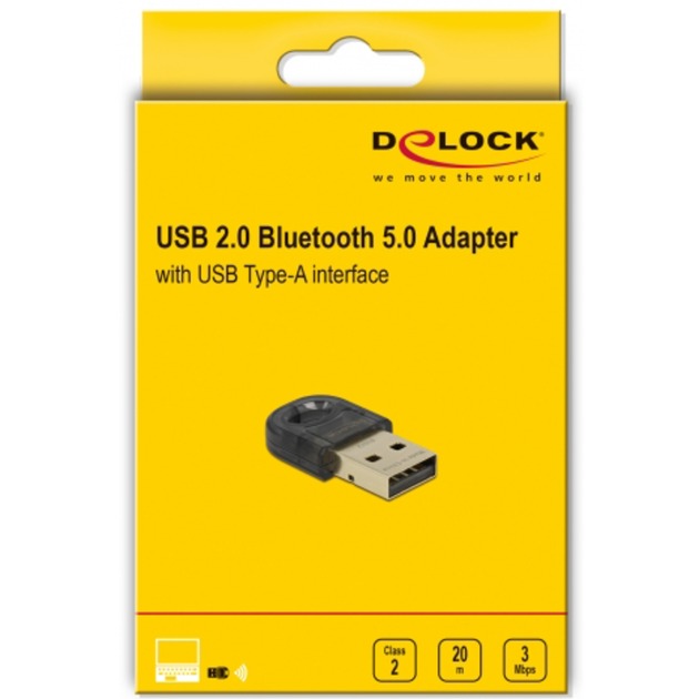 Delock USB 2.0 Bluetooth 5.0 Mini -Adapter