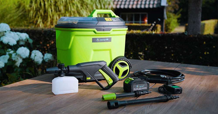 Aqua2go gd850 evo mobiler Akku-Hochdruckreiniger 21l